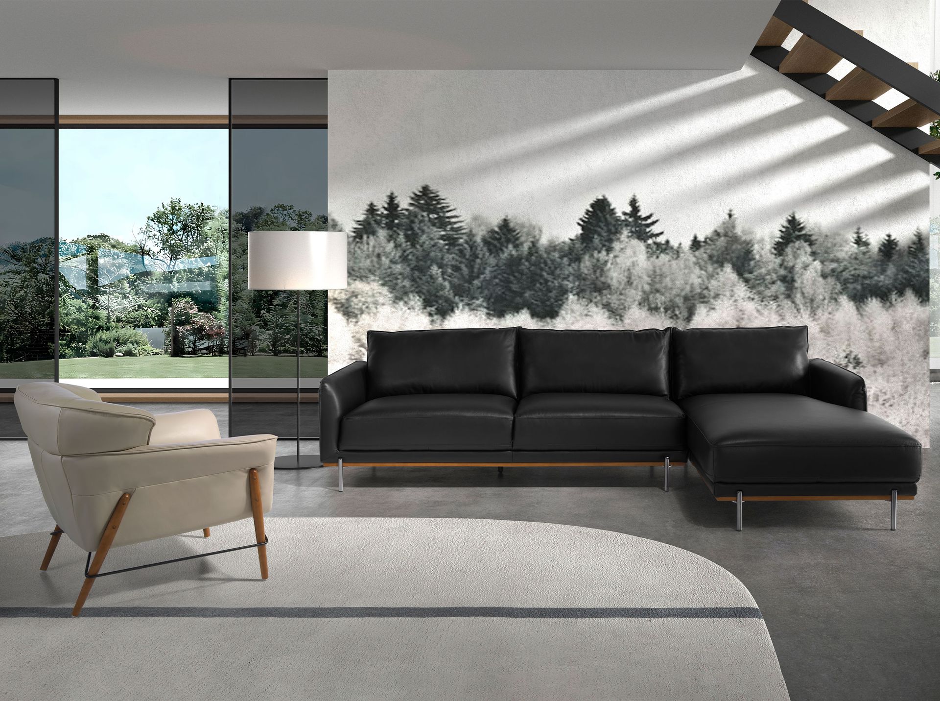 Sillón piel arena Sillón piel arena