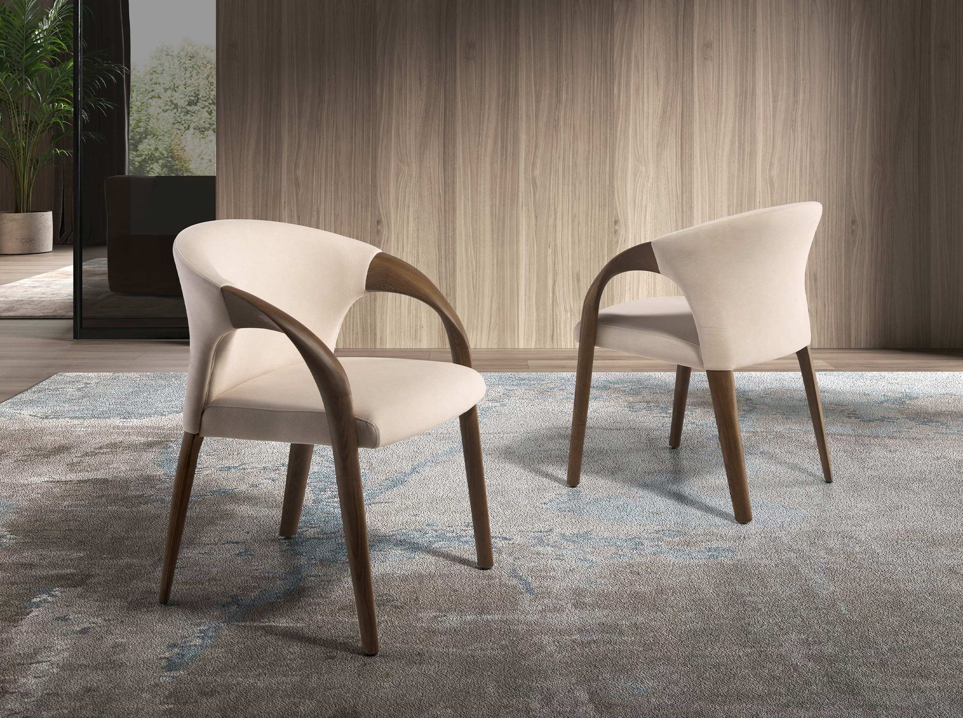 Silla terciopelo crema Silla terciopelo crema