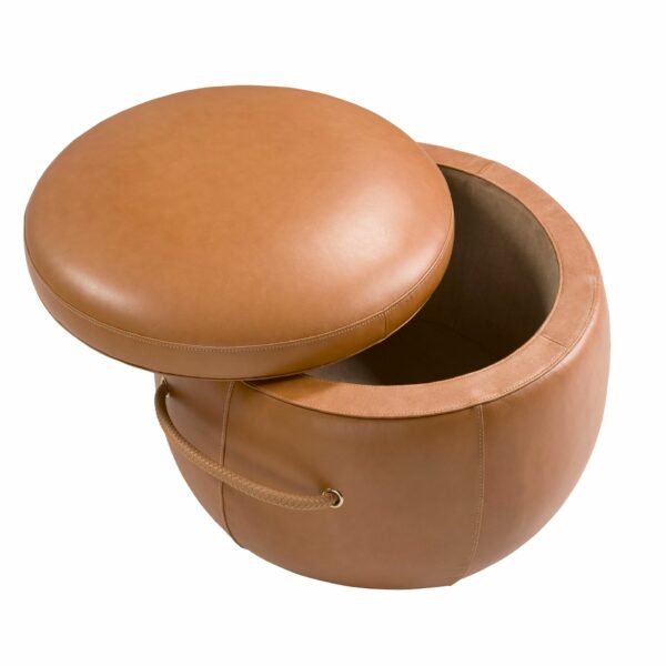Puff piel camel