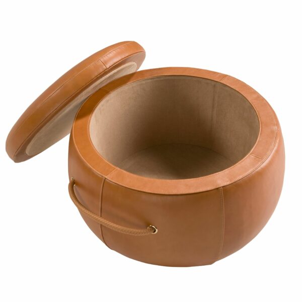 Puff piel camel