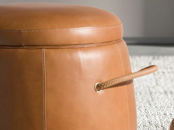 Puff piel camel