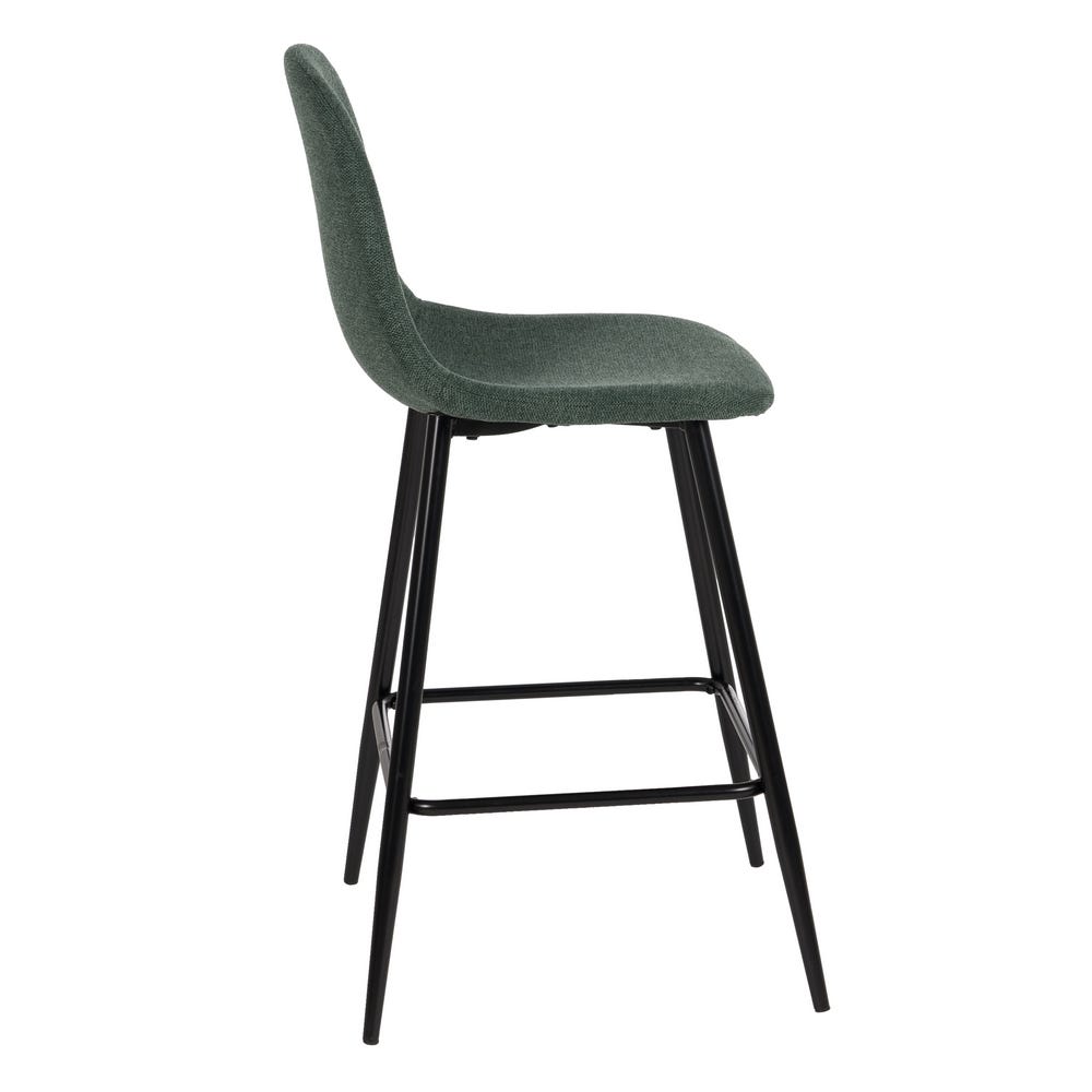 Taburete Verde Tejido-Metal Salón 46 X 48 X 96 Cm Taburete Verde Tejido-Metal Salón 46 X 48 X 96 Cm