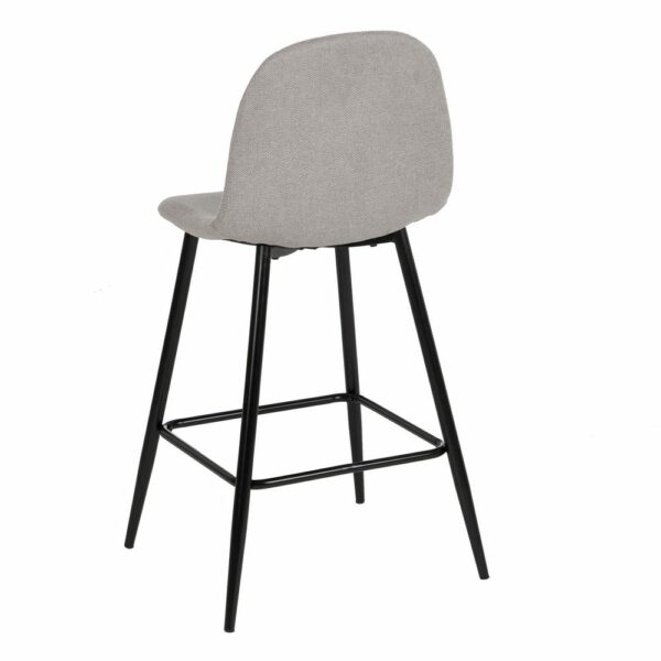 Taburete Gris Tejido-Metal Salón 46 X 48 X 96 Cm
