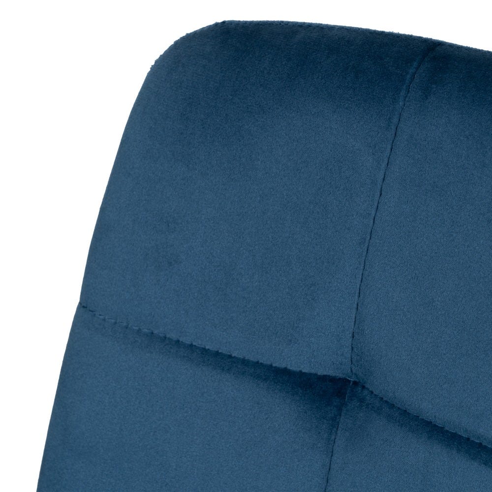 Silla Azul Oscuro Terciopelo Contract 45 X 51 X 88,50 Cm Silla Azul Oscuro Terciopelo Contract 45 X 51 X 88,50 Cm