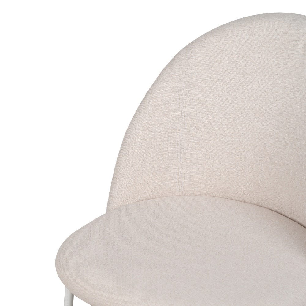 Silla Crema Tejido-Metal Contract 51 X 52 X 79,50 Cm Silla Crema Tejido-Metal Contract 51 X 52 X 79,50 Cm