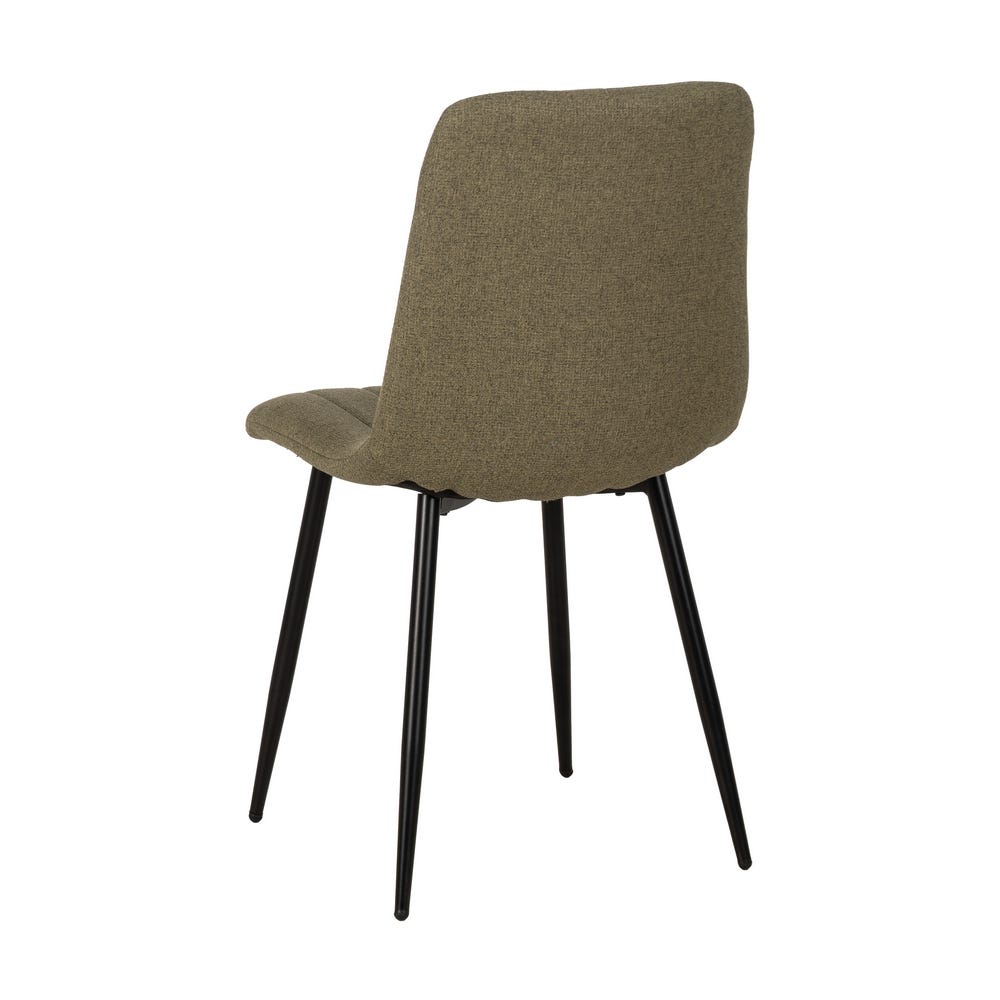 Silla Verde Tejido-Metal Salón 44 X 51 X 88 Cm Silla Verde Tejido-Metal Salón 44 X 51 X 88 Cm