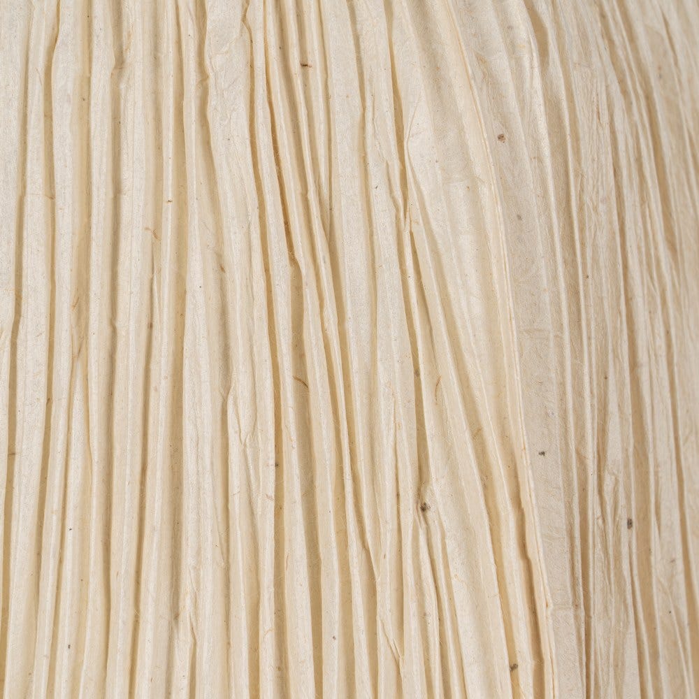 Lámpara Techo Beige Papel-Metal 49 X 49 X 40 Cm Lámpara Techo Beige Papel-Metal 49 X 49 X 40 Cm