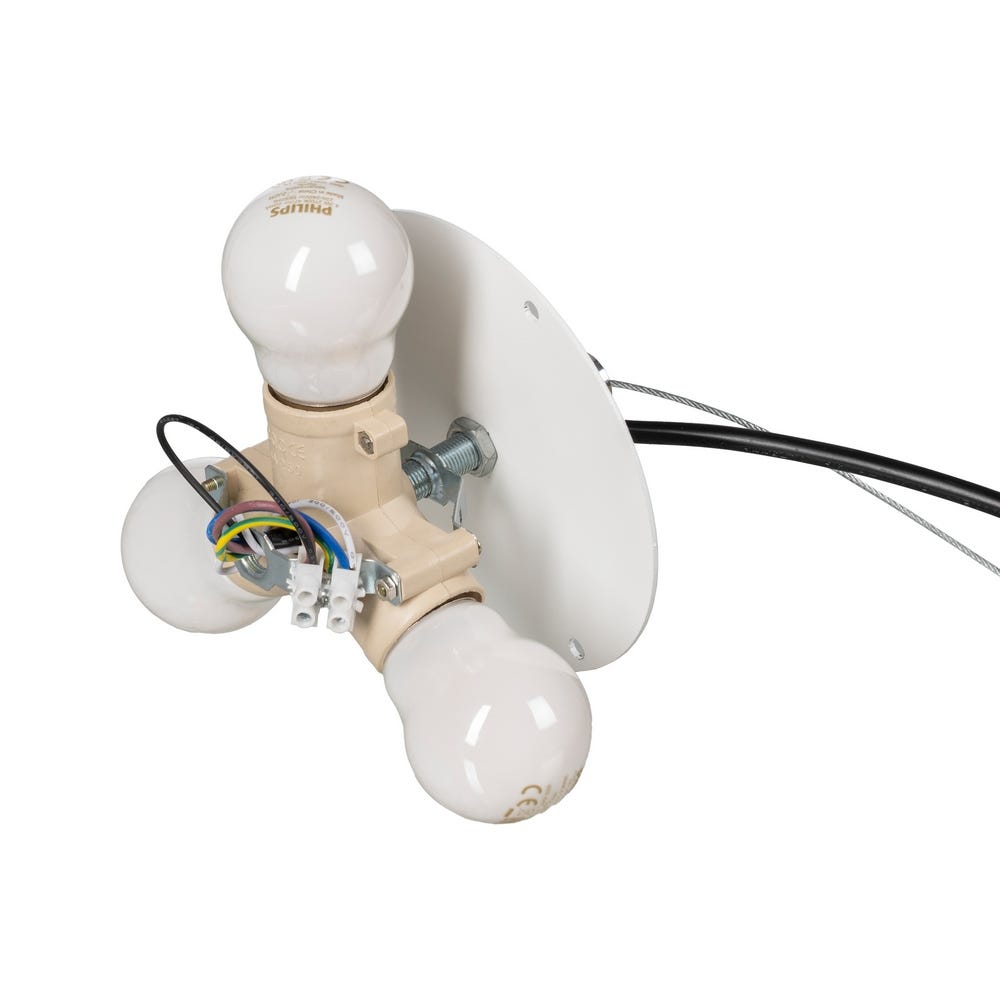 Lámpara Techo Beige Papel-Metal 62,50 X 62,50 X 20 Cm Lámpara Techo Beige Papel-Metal 62,50 X 62,50 X 20 Cm