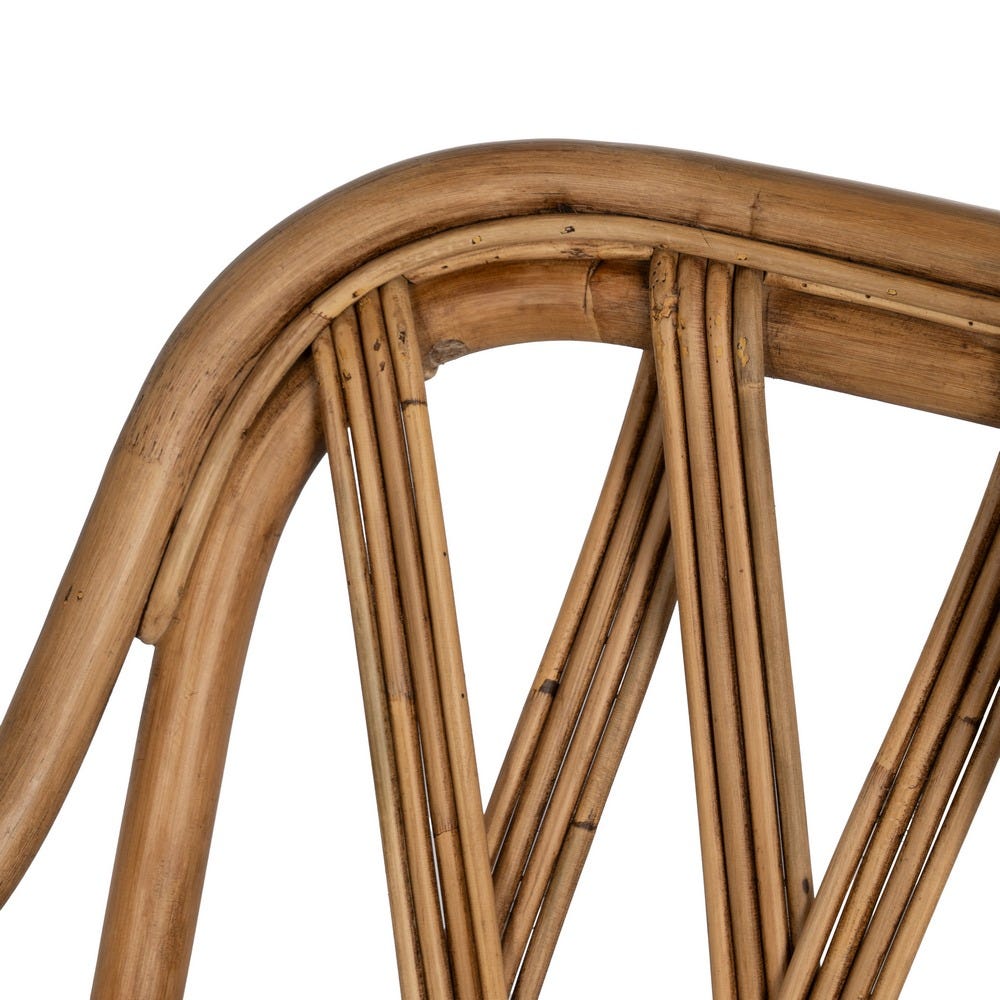 Sillón Natural Ratán Decoración 62 X 55 X 83 Cm Sillón Natural Ratán Decoración 62 X 55 X 83 Cm