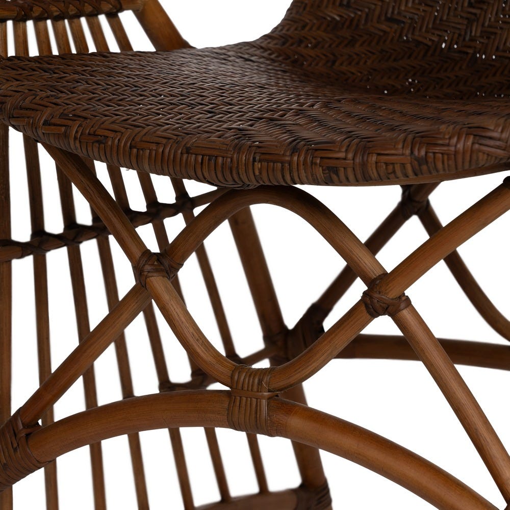 Sillón Natural Ratán Decoración 57 X 59 X 84 Cm Sillón Natural Ratán Decoración 57 X 59 X 84 Cm