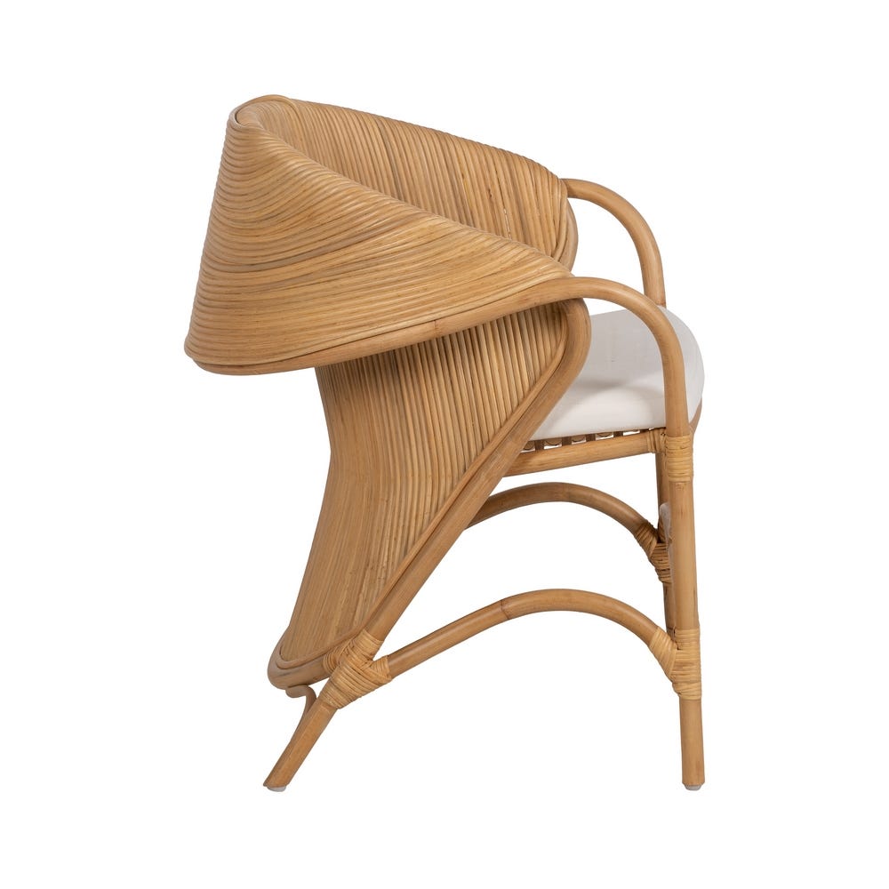 Sillón Natural Ratán Decoración 65 X 63 X 78 Cm Sillón Natural Ratán Decoración 65 X 63 X 78 Cm