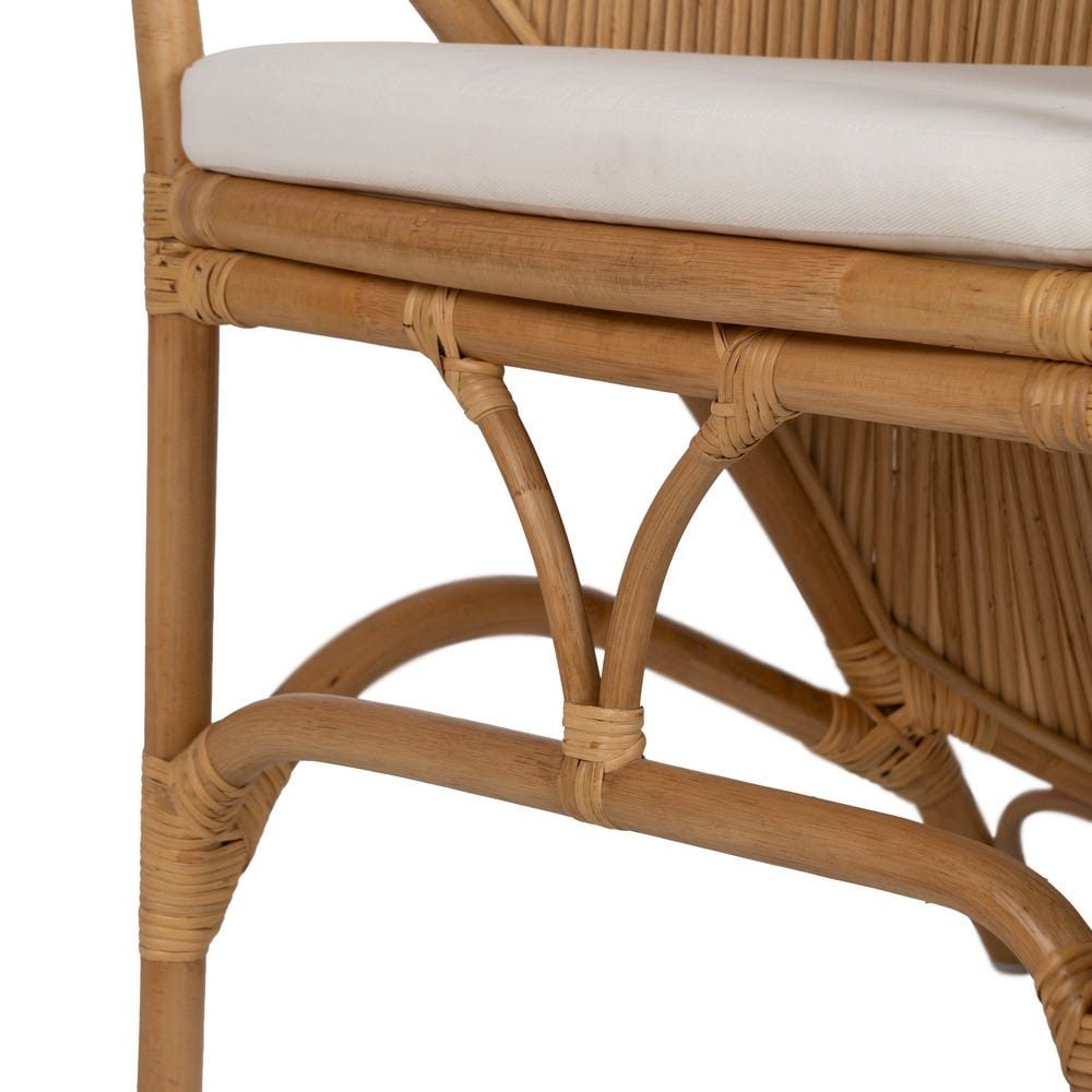 Sillón Natural Ratán Decoración 65 X 63 X 78 Cm Sillón Natural Ratán Decoración 65 X 63 X 78 Cm