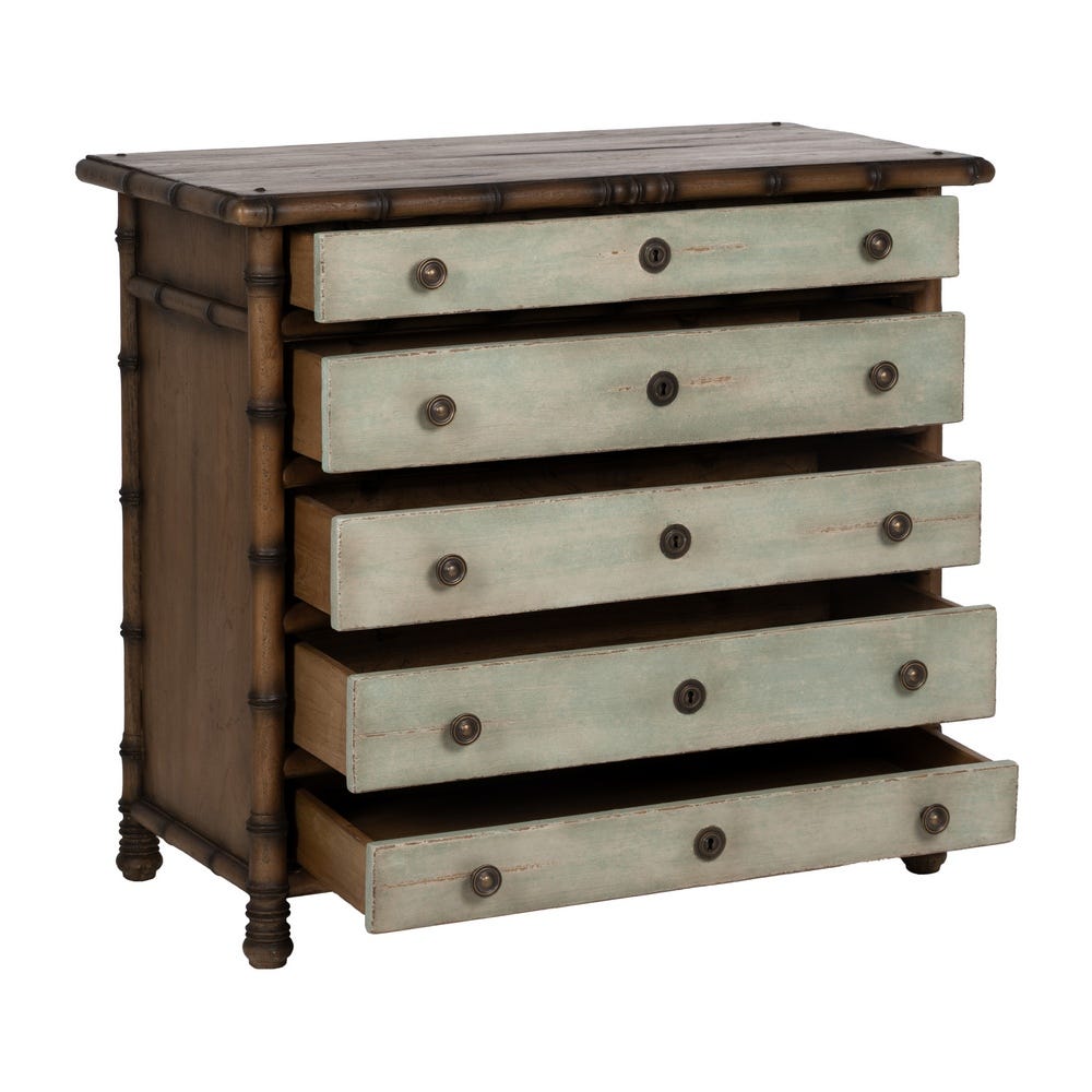 Cómoda Madera Mindi Dormitorio 95 X 45 X 85 Cm Cómoda Madera Mindi Dormitorio 95 X 45 X 85 Cm