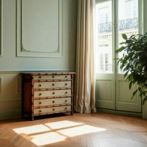 Cómoda Madera Mindi Dormitorio 95 X 45 X 85 Cm Cómoda Madera Mindi Dormitorio 95 X 45 X 85 Cm