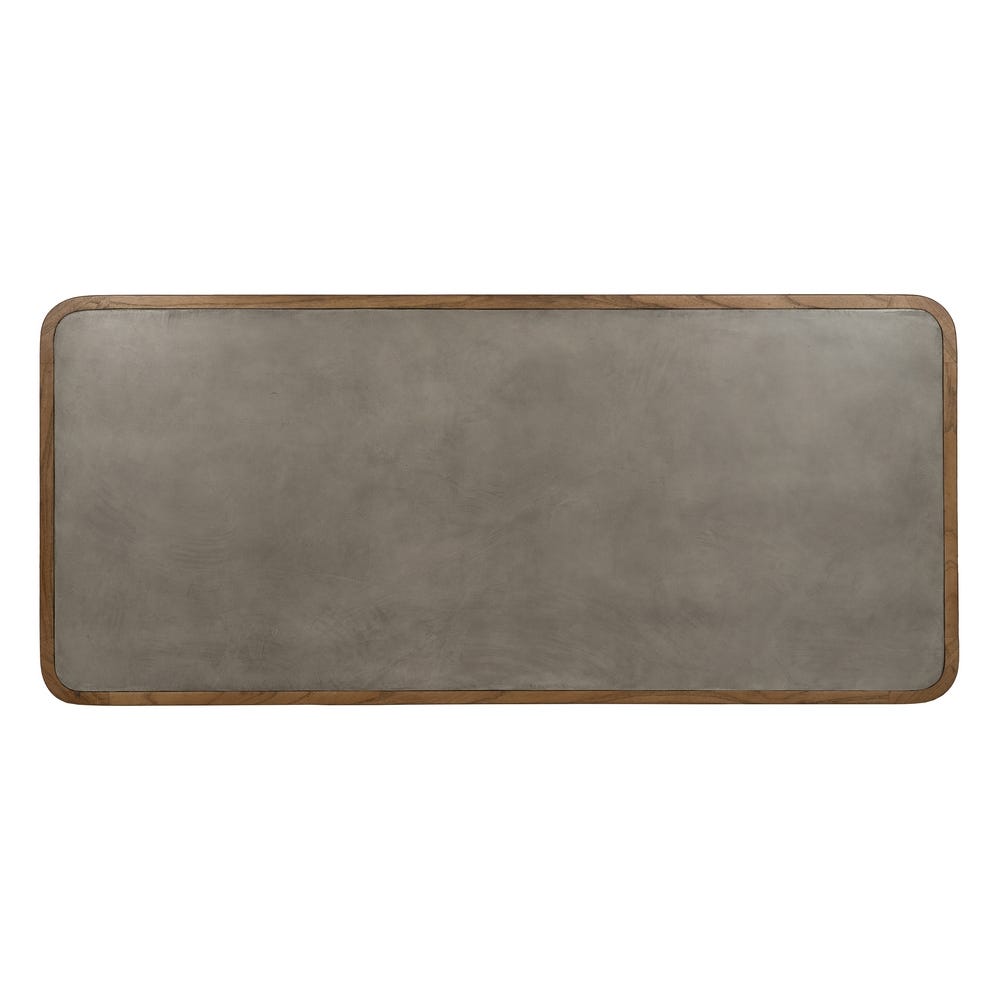 Mesa Comedor Madera-Microcemento Salón 220 X 100 X 76 Cm Mesa Comedor Madera-Microcemento Salón 220 X 100 X 76 Cm