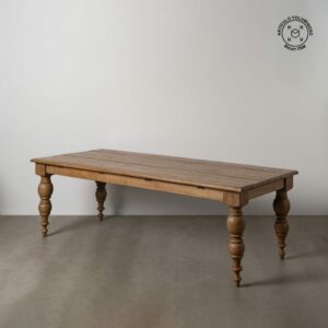 Mesa Comedor Madera De Roble Salón 240 X 98 X 77 Cm Mesa Comedor Madera De Roble Salón 240 X 98 X 77 Cm