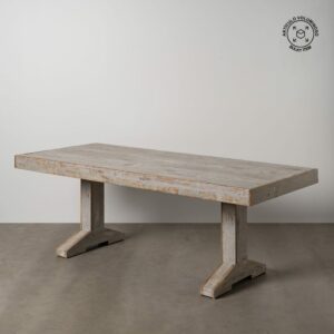 Mesa Comedor Madera Salón 220 X 90 X 76 Cm Mesa Comedor Madera Salón 220 X 90 X 76 Cm