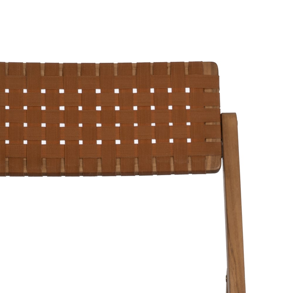 Silla Plegable Natural-Negro Madera 49 X 58 X 87,50 Cm Silla Plegable Natural-Negro Madera 49 X 58 X 87,50 Cm