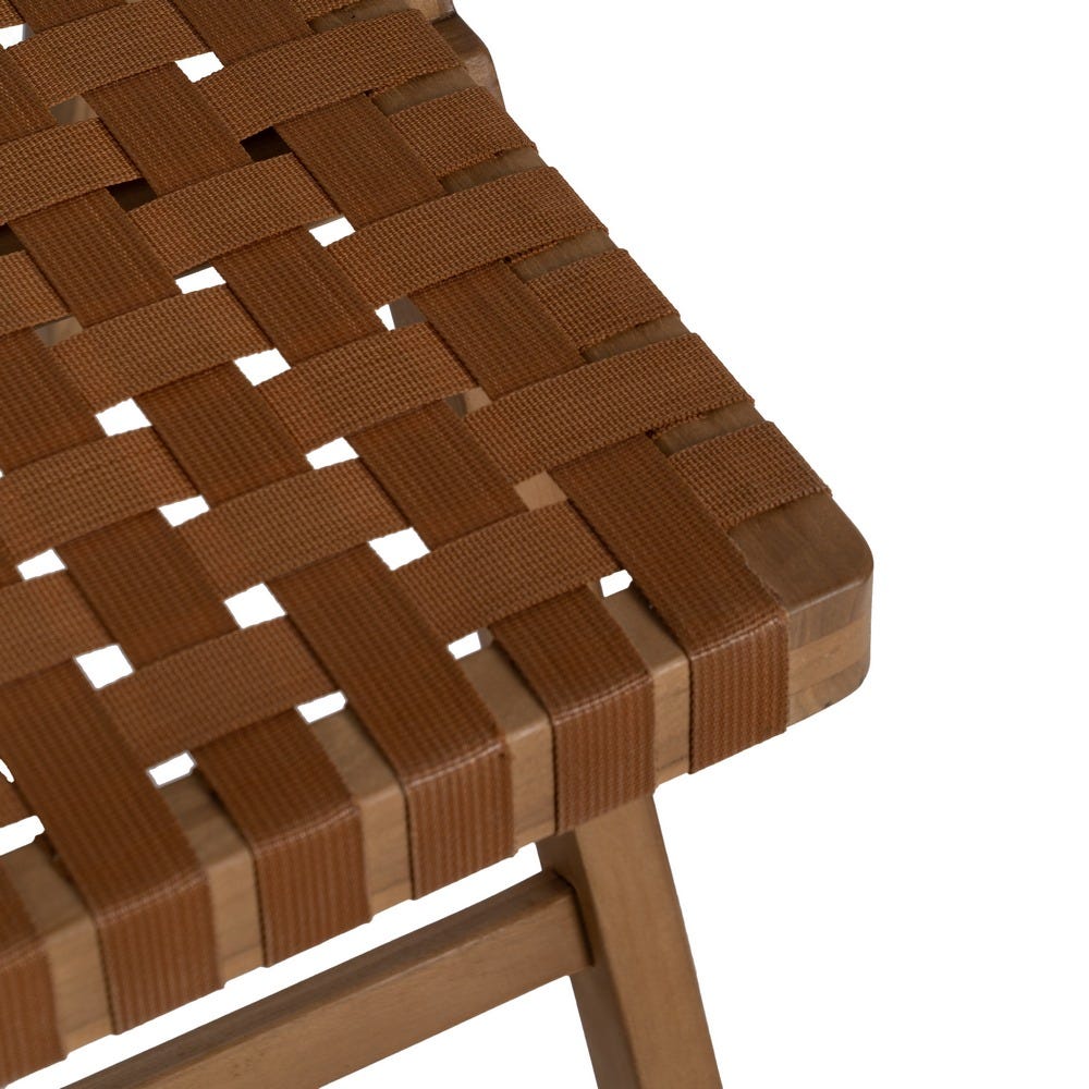 Silla Plegable Natural-Negro Madera 49 X 58 X 87,50 Cm Silla Plegable Natural-Negro Madera 49 X 58 X 87,50 Cm