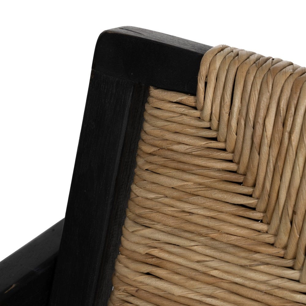 Silla Natural-Negro Madera 56 X 62 X 76,50 Cm Silla Natural-Negro Madera 56 X 62 X 76,50 Cm