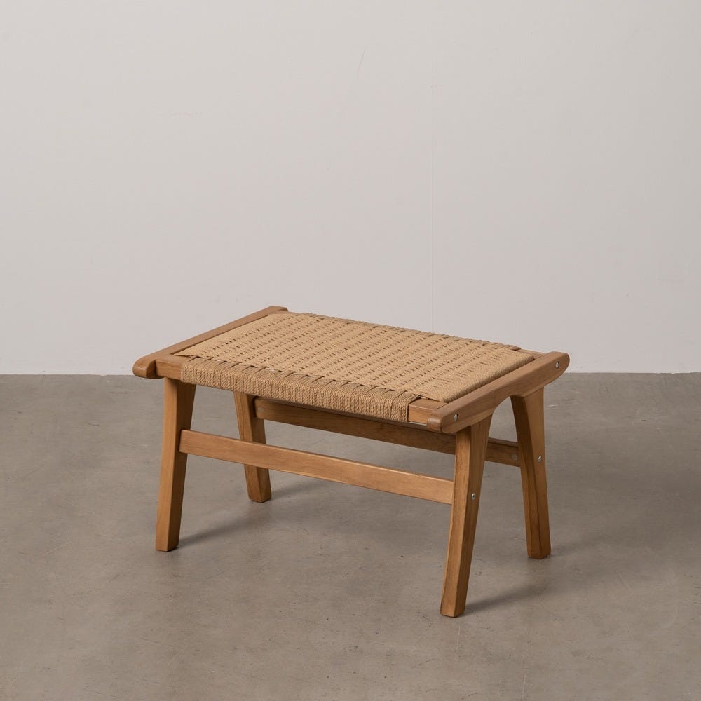 Reposapiés Natural Madera 60,50 X 45 X 36 Cm Reposapiés Natural Madera 60,50 X 45 X 36 Cm