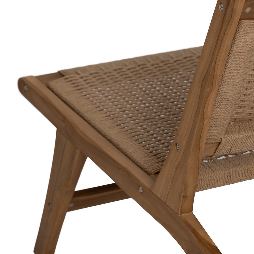 Butaca Natural Madera 60 X 93 X 64 Cm Butaca Natural Madera 60 X 93 X 64 Cm