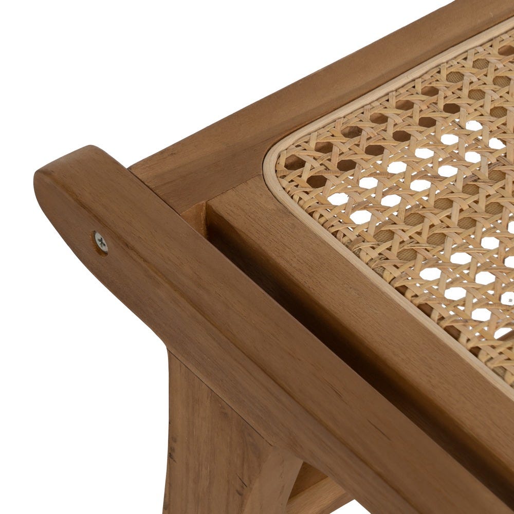 Reposapiés Natural Madera 60,50 X 45 X 35,50 Cm Reposapiés Natural Madera 60,50 X 45 X 35,50 Cm