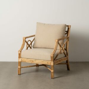 Sillón Natural Ratán Decoración 72 X 78 X 84 Cm