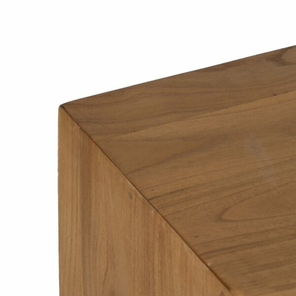 Aparador Natural Madera Mindi Salón 130 X 40 X 80 Cm