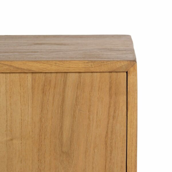 Aparador Natural Madera Mindi Salón 130 X 40 X 80 Cm