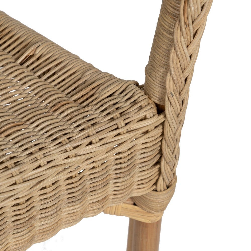 Silla Miel Ratán Salón 60 X 62 X 78 Cm Silla Miel Ratán Salón 60 X 62 X 78 Cm