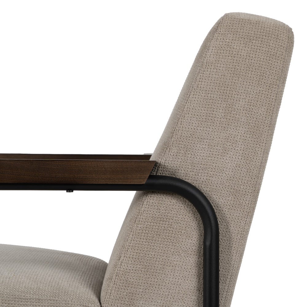 Sillón Taupe Metal-Tejido 61 X 70 X 85 Cm Sillón Taupe Metal-Tejido 61 X 70 X 85 Cm