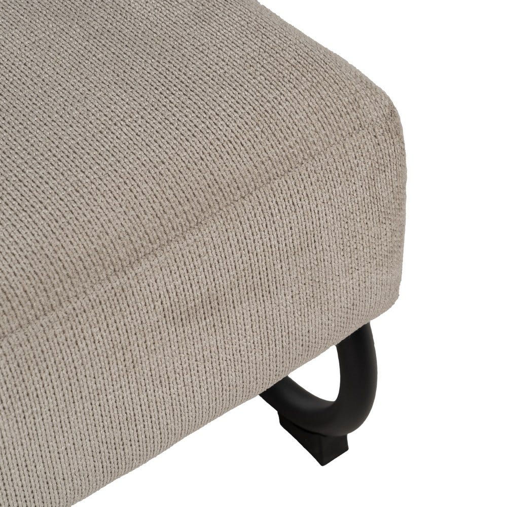 Sillón Taupe Metal-Tejido 61 X 70 X 85 Cm Sillón Taupe Metal-Tejido 61 X 70 X 85 Cm