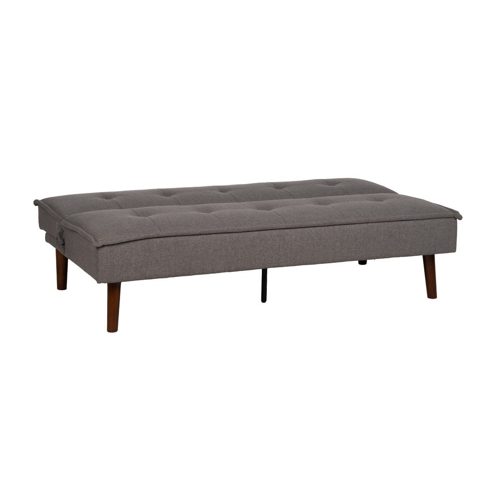Sofá-Cama Gris Metal-Madera Salón 181 X 102 X 85 Cm Sofá-Cama Gris Metal-Madera Salón 181 X 102 X 85 Cm