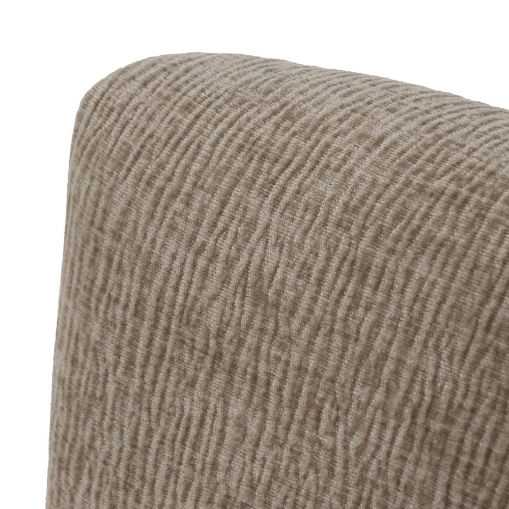 Sillón Beige Tejido-Madera Salón 55 X 63 X 76 Cm Sillón Beige Tejido-Madera Salón 55 X 63 X 76 Cm