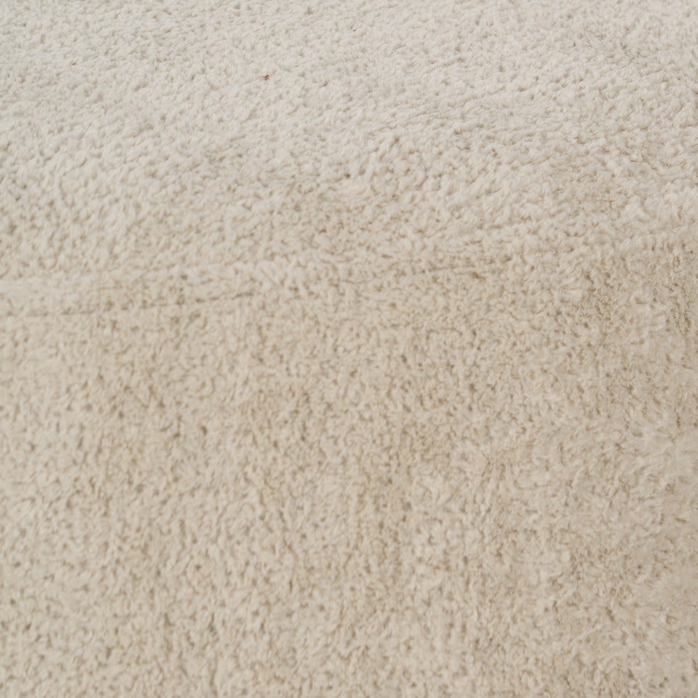 Puf Beige Tejido Salón 60 X 60 X 33 Cm Puf Beige Tejido Salón 60 X 60 X 33 Cm