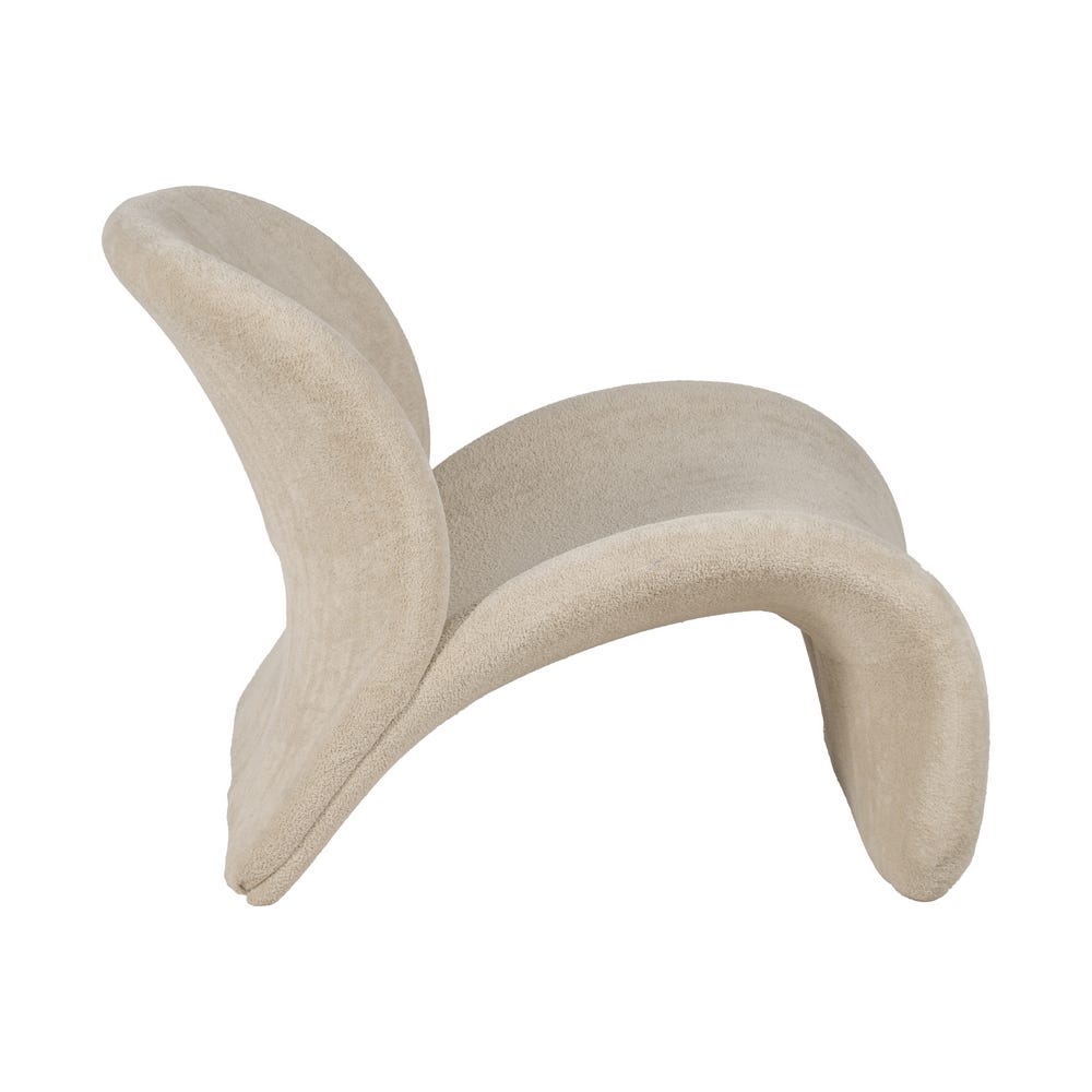 Sillón Beige Tejido Salón 78 X 90 X 80 Cm Sillón Beige Tejido Salón 78 X 90 X 80 Cm