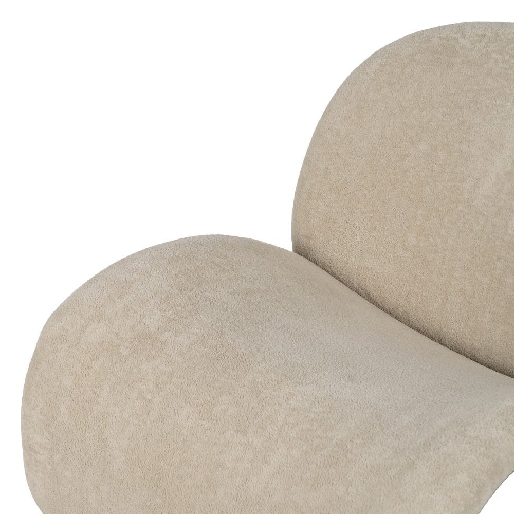 Sillón Beige Tejido Salón 78 X 90 X 80 Cm Sillón Beige Tejido Salón 78 X 90 X 80 Cm