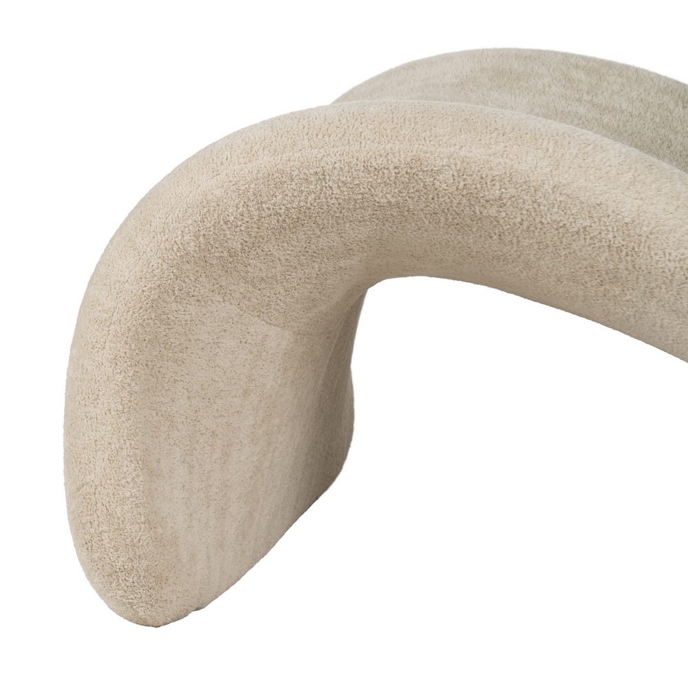 Sillón Beige Tejido Salón 78 X 90 X 80 Cm Sillón Beige Tejido Salón 78 X 90 X 80 Cm