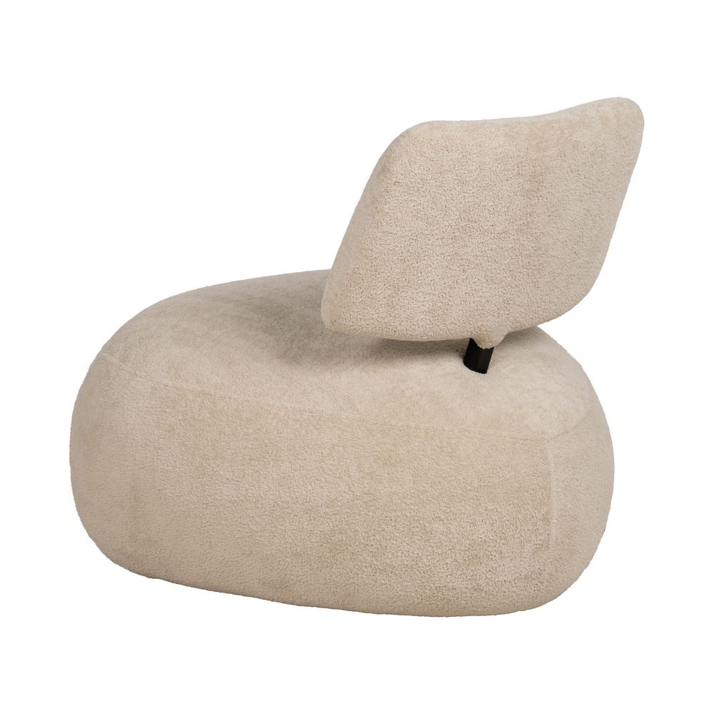 Sillón Beige Tejido Salón 67 X 73 X 67 Cm Sillón Beige Tejido Salón 67 X 73 X 67 Cm