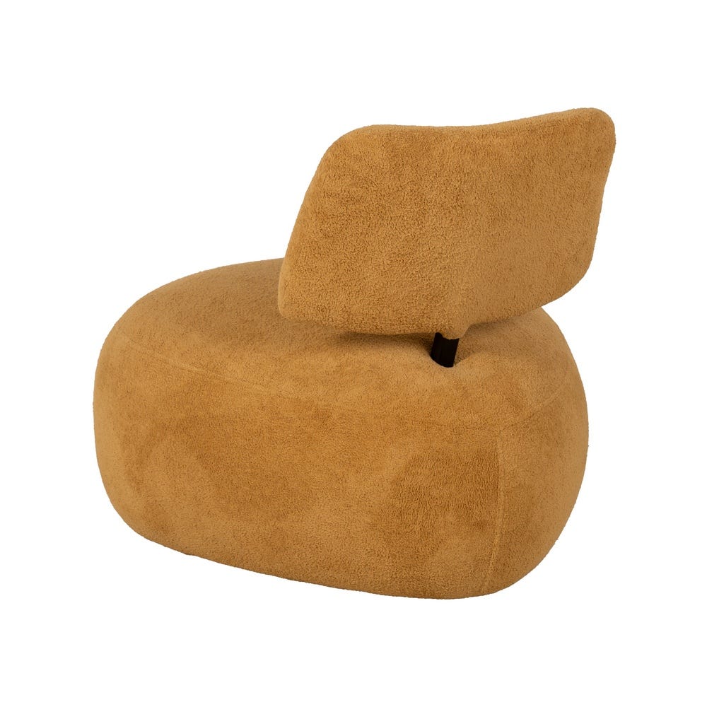 Sillón Mostaza Tejido Salón 67 X 73 X 67 Cm Sillón Mostaza Tejido Salón 67 X 73 X 67 Cm