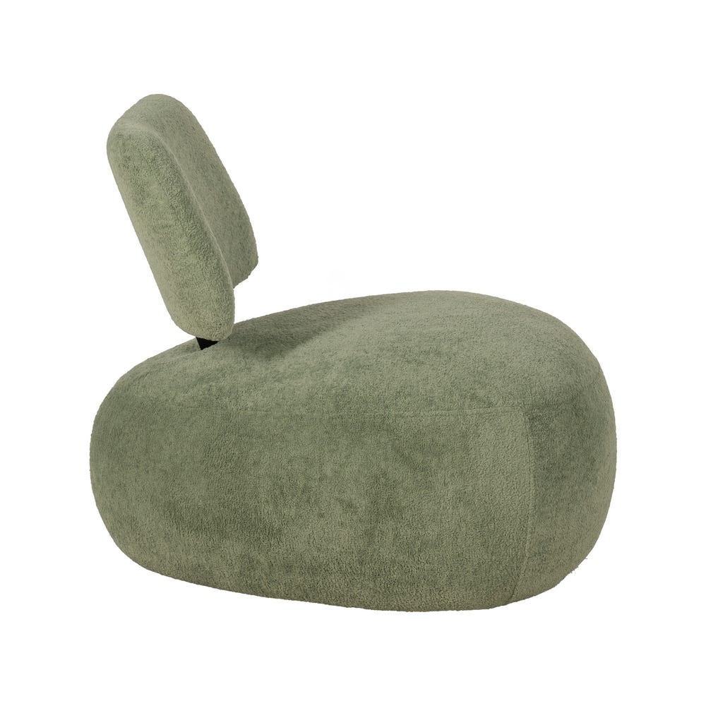 Sillón Verde Tejido Salón 67 X 73 X 67 Cm Sillón Verde Tejido Salón 67 X 73 X 67 Cm