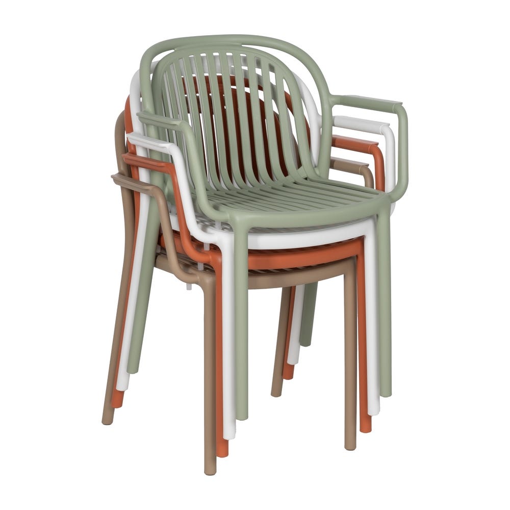 Silla Blanco Polipropileno Contract 57 X 57 X 78 Cm Silla Blanco Polipropileno Contract 57 X 57 X 78 Cm