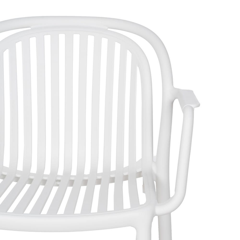 Silla Blanco Polipropileno Contract 57 X 57 X 78 Cm Silla Blanco Polipropileno Contract 57 X 57 X 78 Cm