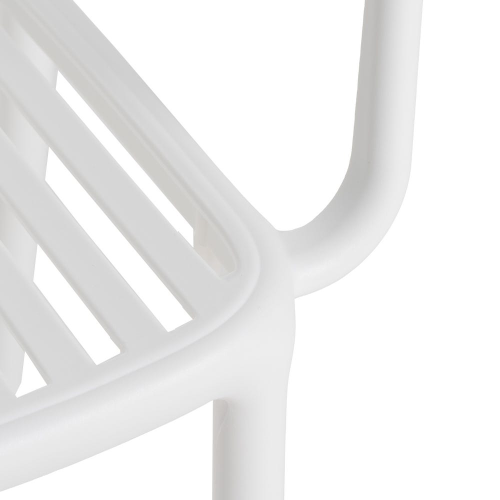Silla Blanco Polipropileno Contract 57 X 57 X 78 Cm Silla Blanco Polipropileno Contract 57 X 57 X 78 Cm