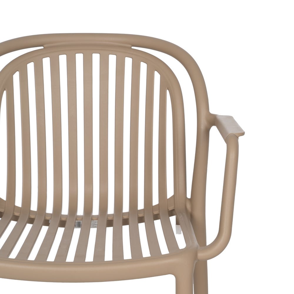 Silla Beige Polipropileno Contract 57 X 57 X 78 Cm Silla Beige Polipropileno Contract 57 X 57 X 78 Cm