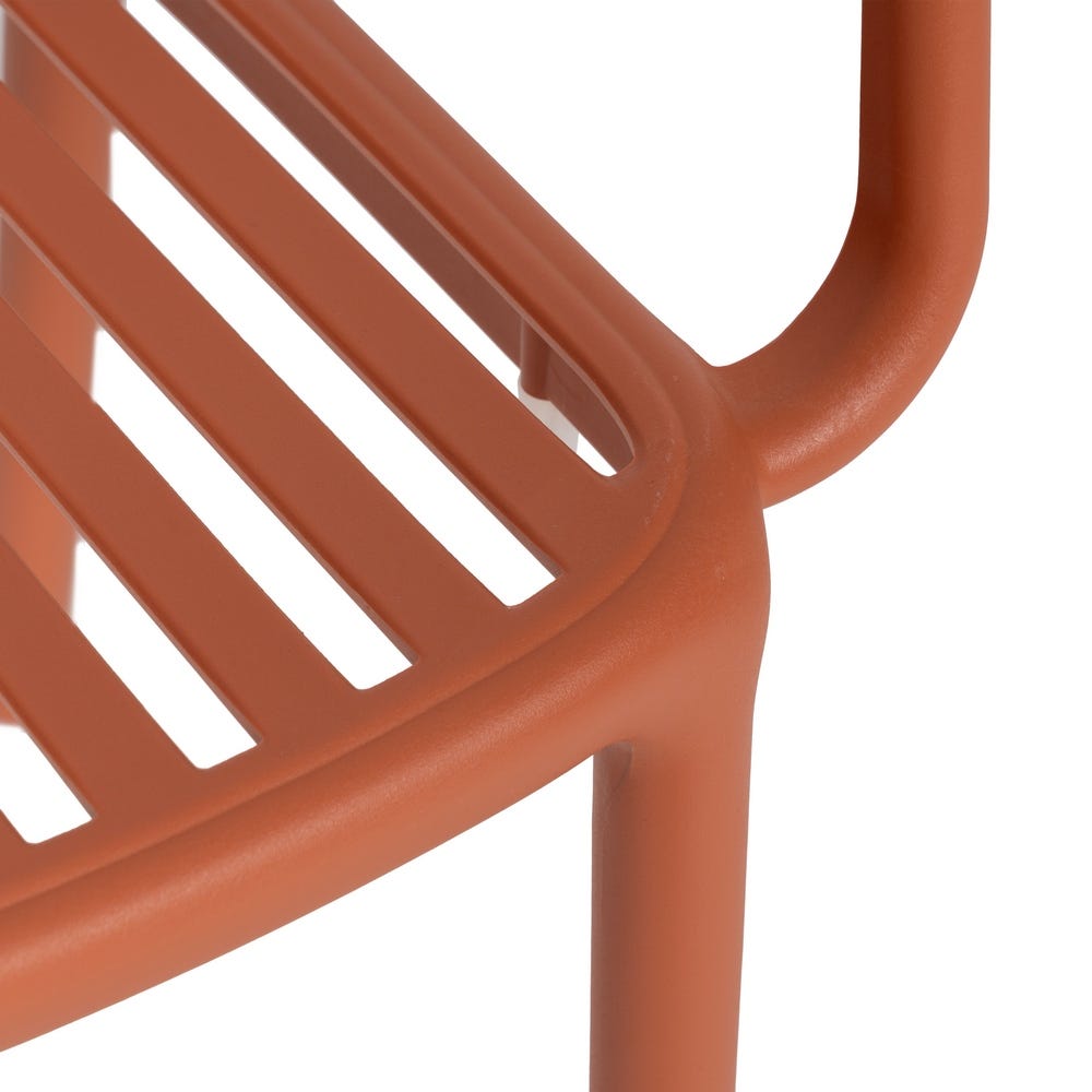 Silla Terracota Polipropileno Contract 57 X 57 X 78 Cm Silla Terracota Polipropileno Contract 57 X 57 X 78 Cm