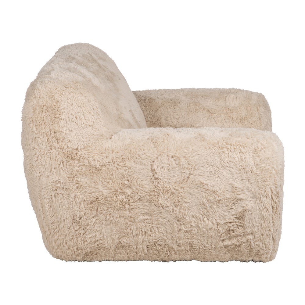 Sillón Beige Tejido 124 X 107 X 79,50 Cm Sillón Beige Tejido 124 X 107 X 79,50 Cm