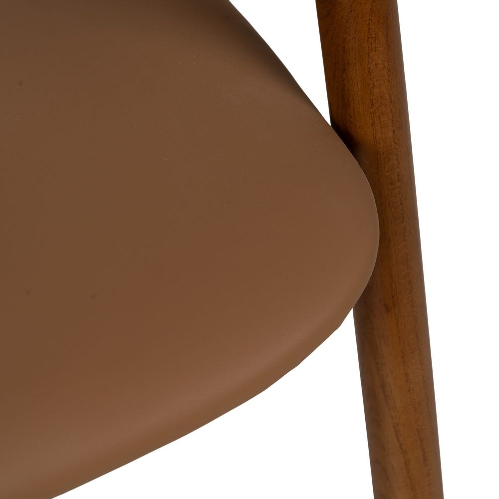 Silla Marrón Madera De Olmo 47 X 46 X 71 Cm Silla Marrón Madera De Olmo 47 X 46 X 71 Cm