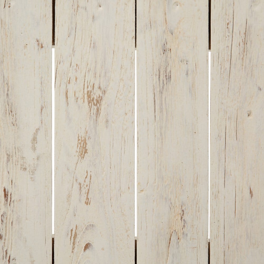 Banqueta Blanco Rozado Madera De Teca 120 X 30 X 45 Cm Banqueta Blanco Rozado Madera De Teca 120 X 30 X 45 Cm